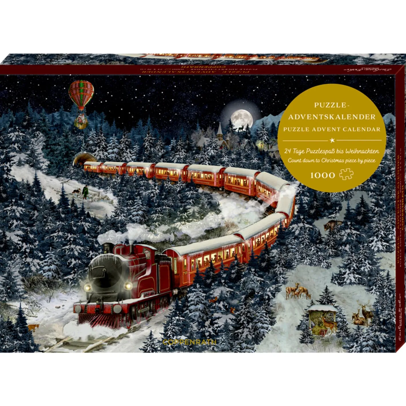 Puzzle-Adventskalender "Weihnachtsexpress" Hot