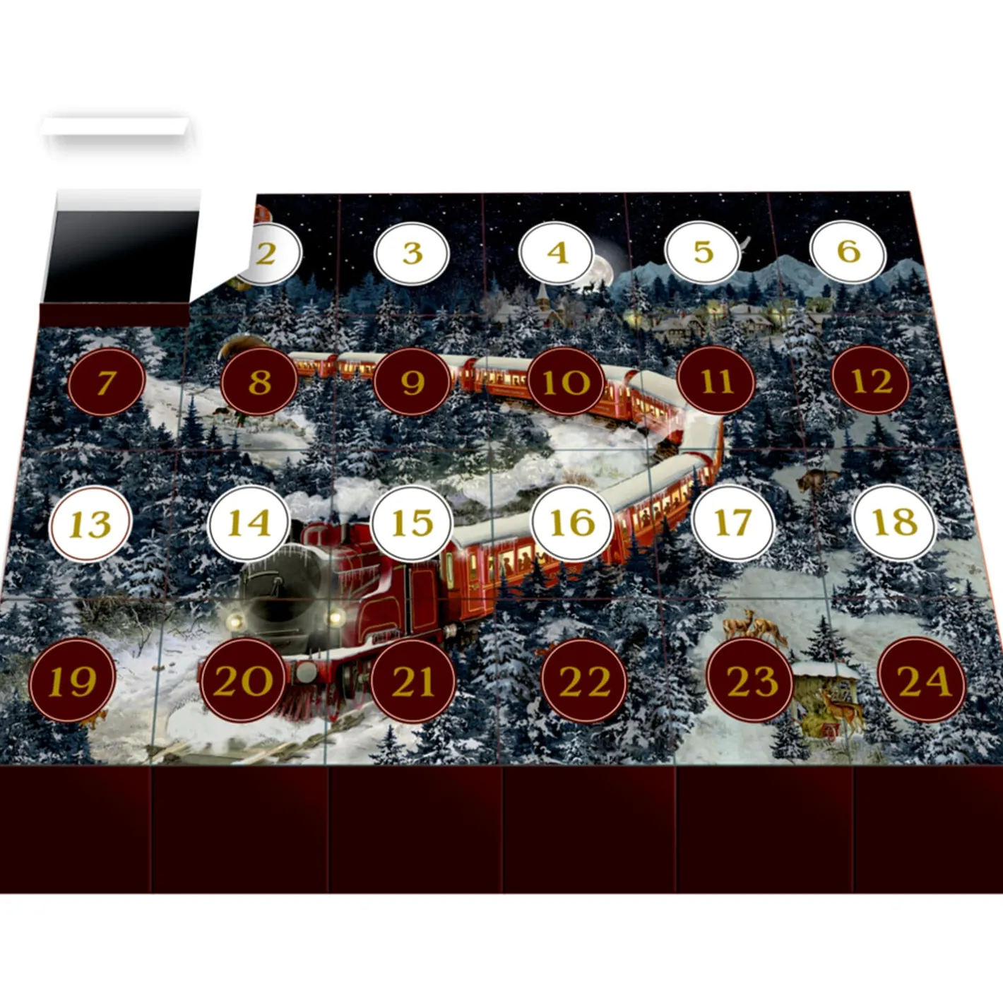 Puzzle-Adventskalender "Weihnachtsexpress" Hot