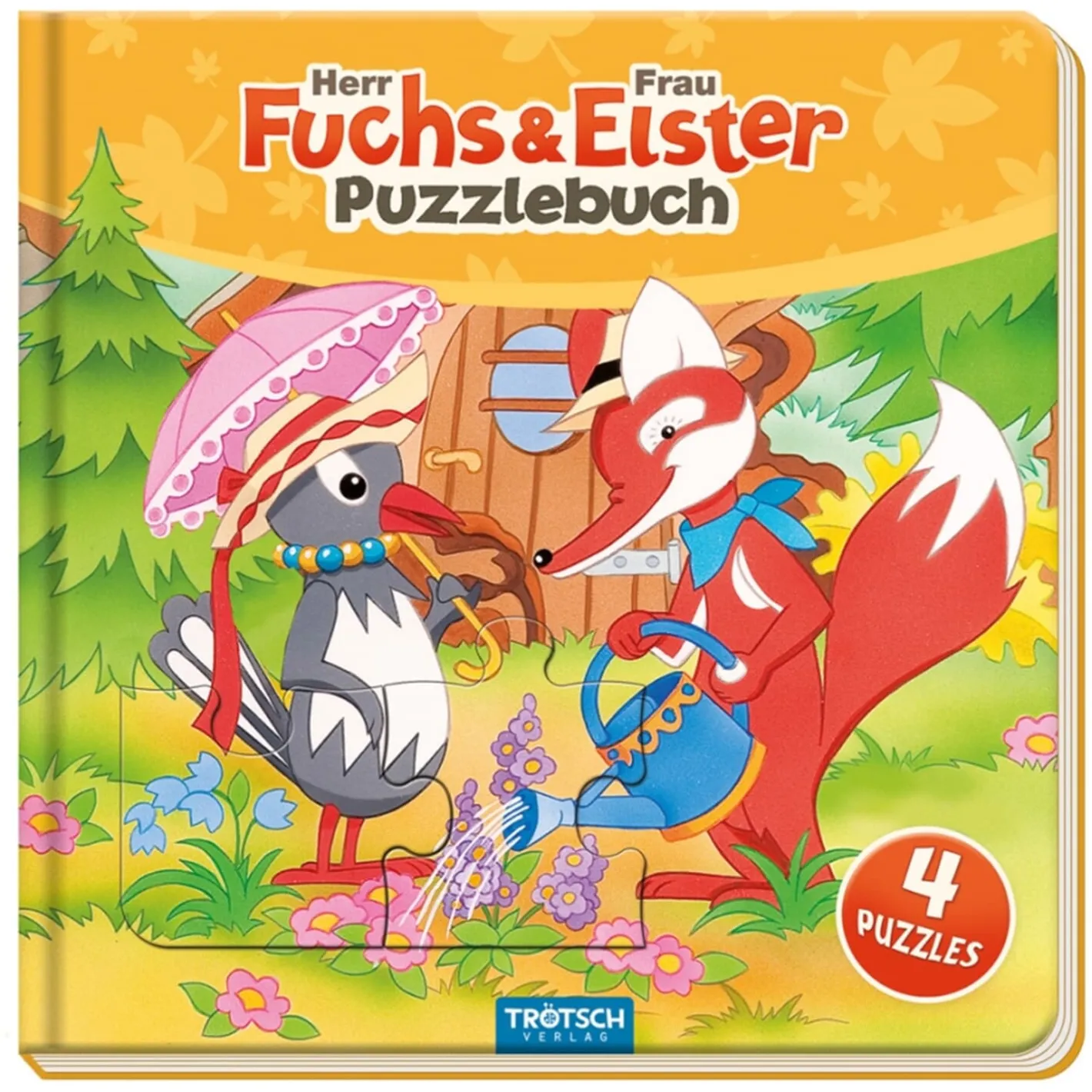 Trötsch Verlag Puzzlebuch "Herr Fuchs und Frau Elster" New