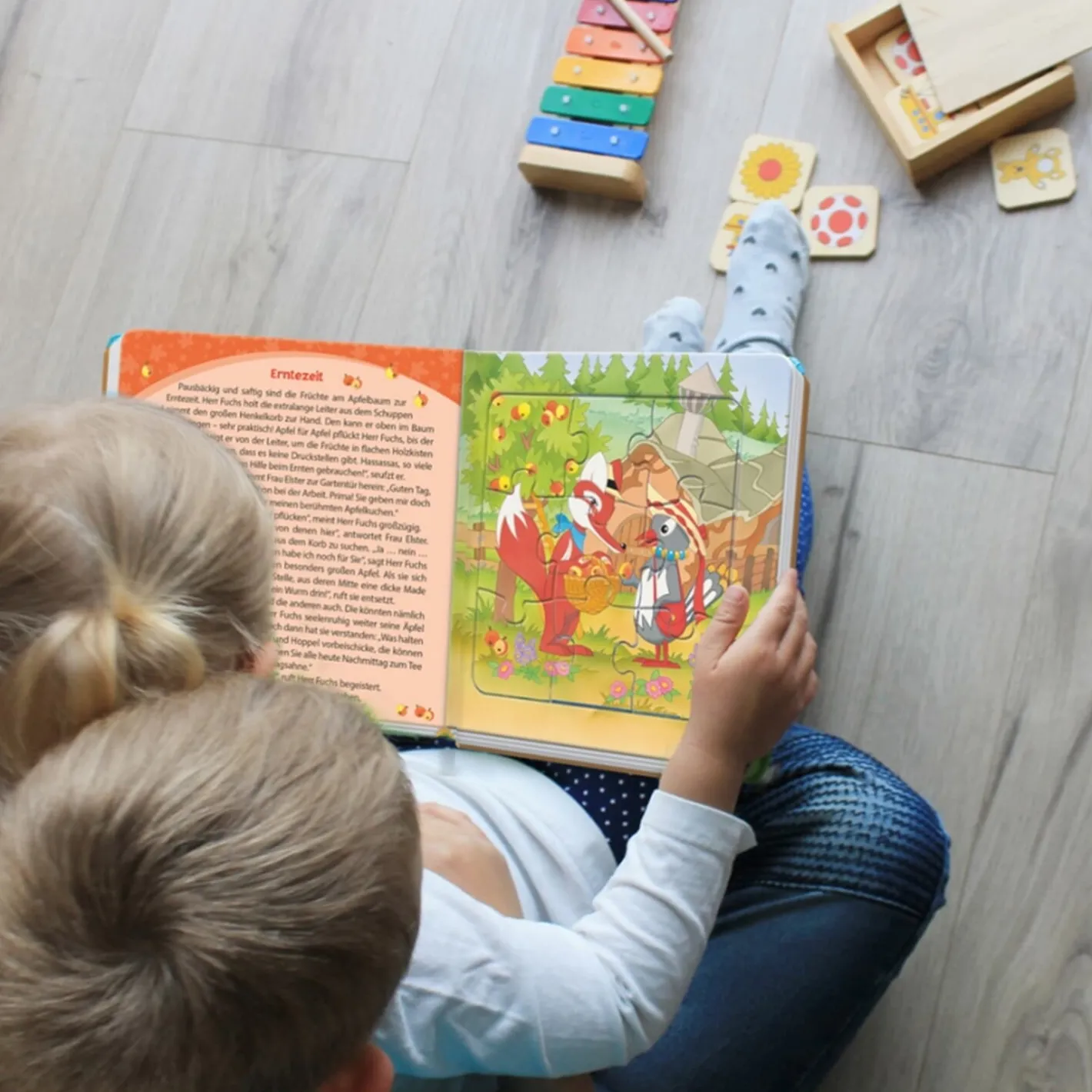 Trötsch Verlag Puzzlebuch "Herr Fuchs und Frau Elster" New