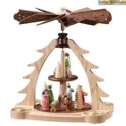 Käthes Original Pyramide "Heilige Drei Könige", bunt