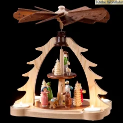 Käthes Original Pyramide "Heilige Drei Könige", bunt