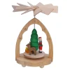 Richard Glässer Pyramide "Weihnachtsmann mit Geschenkschlitten", Wärmespiel Online