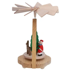 Richard Glässer Pyramide "Weihnachtsmann mit Geschenkschlitten", Wärmespiel Online