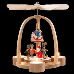 Pyramide "Weihnachtsmann und Reiterlein" Online
