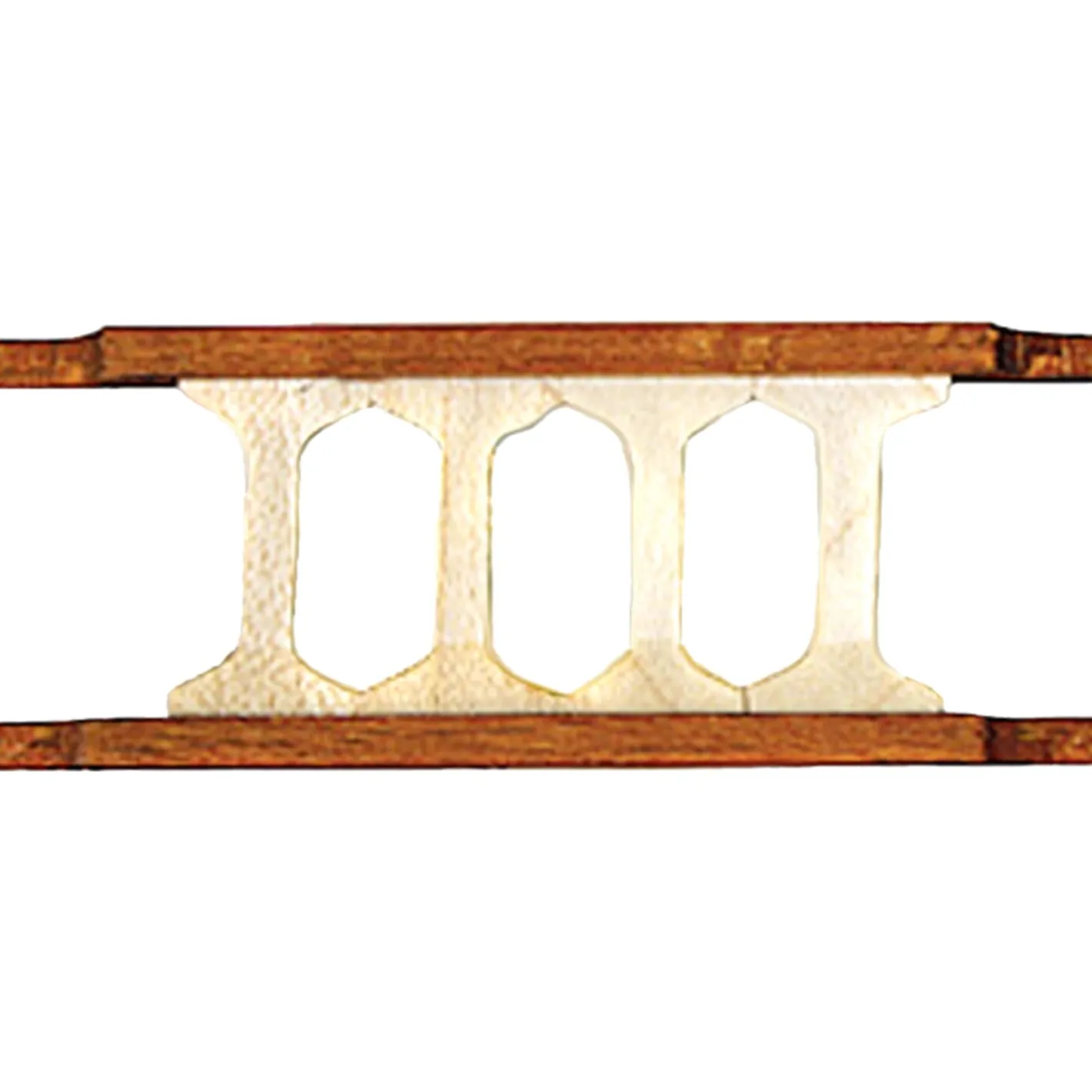 Pyramiden - Zaun aus Holz Clearance