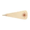 Pyramiden-Flügel mit Stern, L 140 mm H 55 mm Best