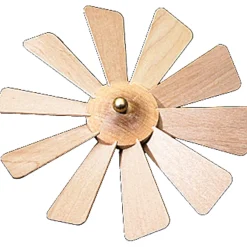 Richard Glässer Pyramiden-Flügelrad aus Holz, d 135 mm Discount