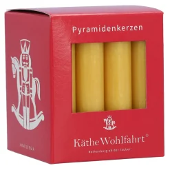 Pyramidenkerzen, klein (honig) New