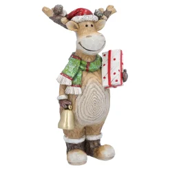 Rentier mit Geschenk