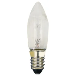 Riffelkerzen, 46V/3W/E10, Höhe 40mm Outlet