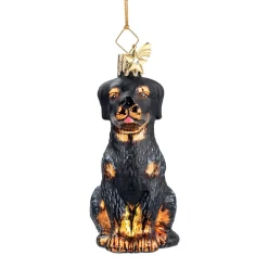 Poesie in Glas Rottweiler, Glas-Baumbehang Hot