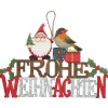 Schild "Frohe Weihnachten" Clearance