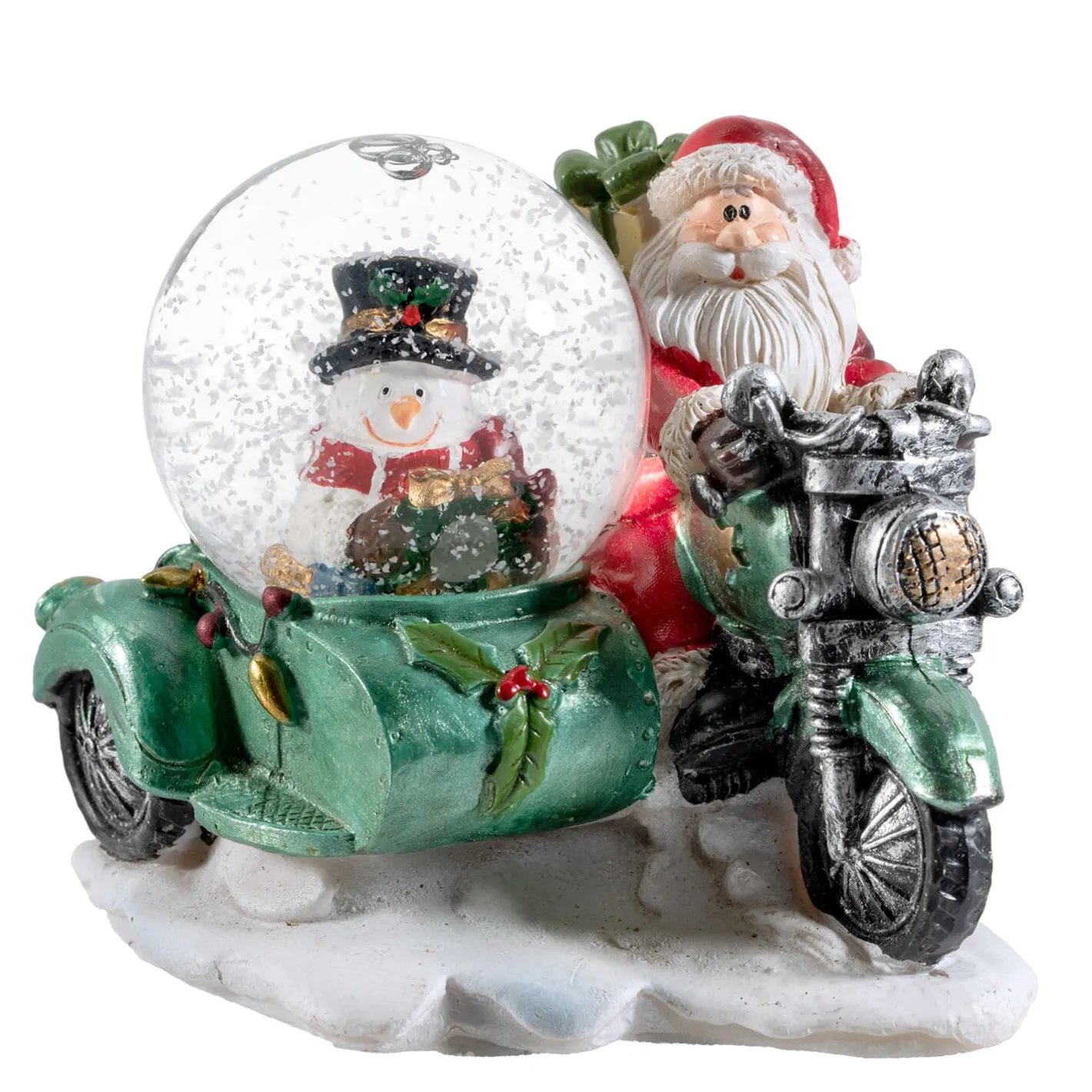 Schneekugel "Motorradfahrt" Outlet