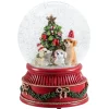 Schneekugel "Weihnachtliches Hundetrio" Outlet
