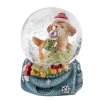 Schneekugel "Weihnachtshund" Online