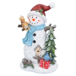Schneemann mit Eichhörnchen, LED Best