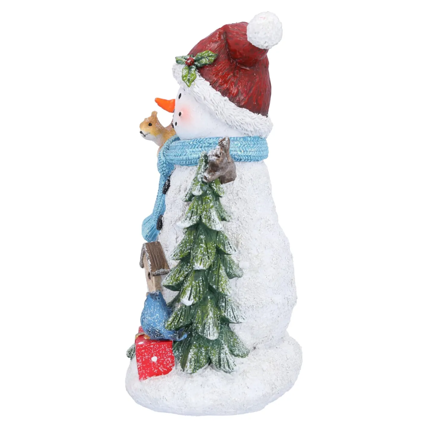 Schneemann mit Eichhörnchen, LED Best