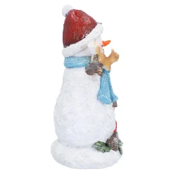 Schneemann mit Eichhörnchen, LED Best