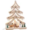 Käthes Original Schwibbogen "Tanne Winterwald", 230V mit USB A-Anschluss Clearance