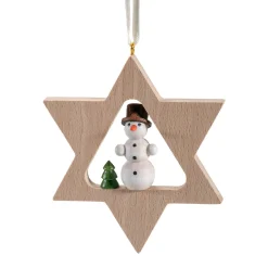 Käthes Original Stern mit Schneemann Hot