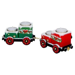 Käthes Original Teelichthalter "Waggons-Weihnachtsreise" Discount