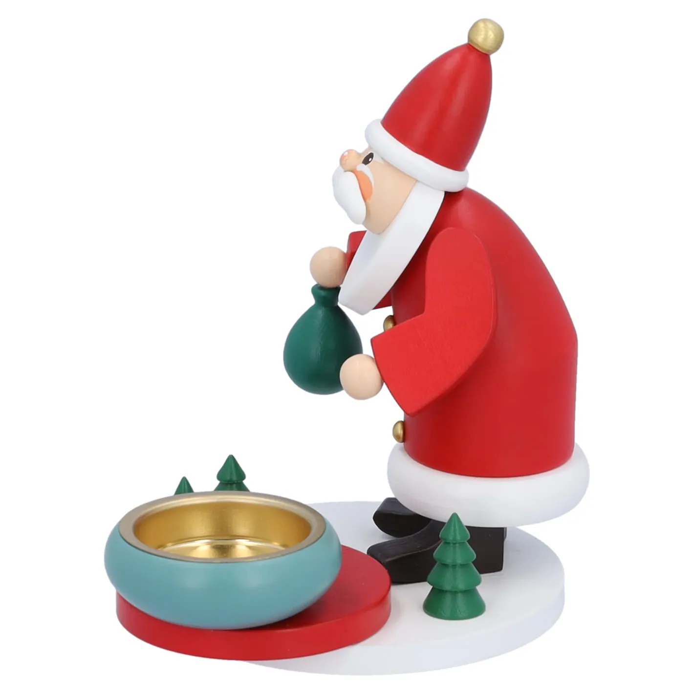Käthes Original Teelichthalter "Weihnachtsmanns Waldweihnacht" Discount