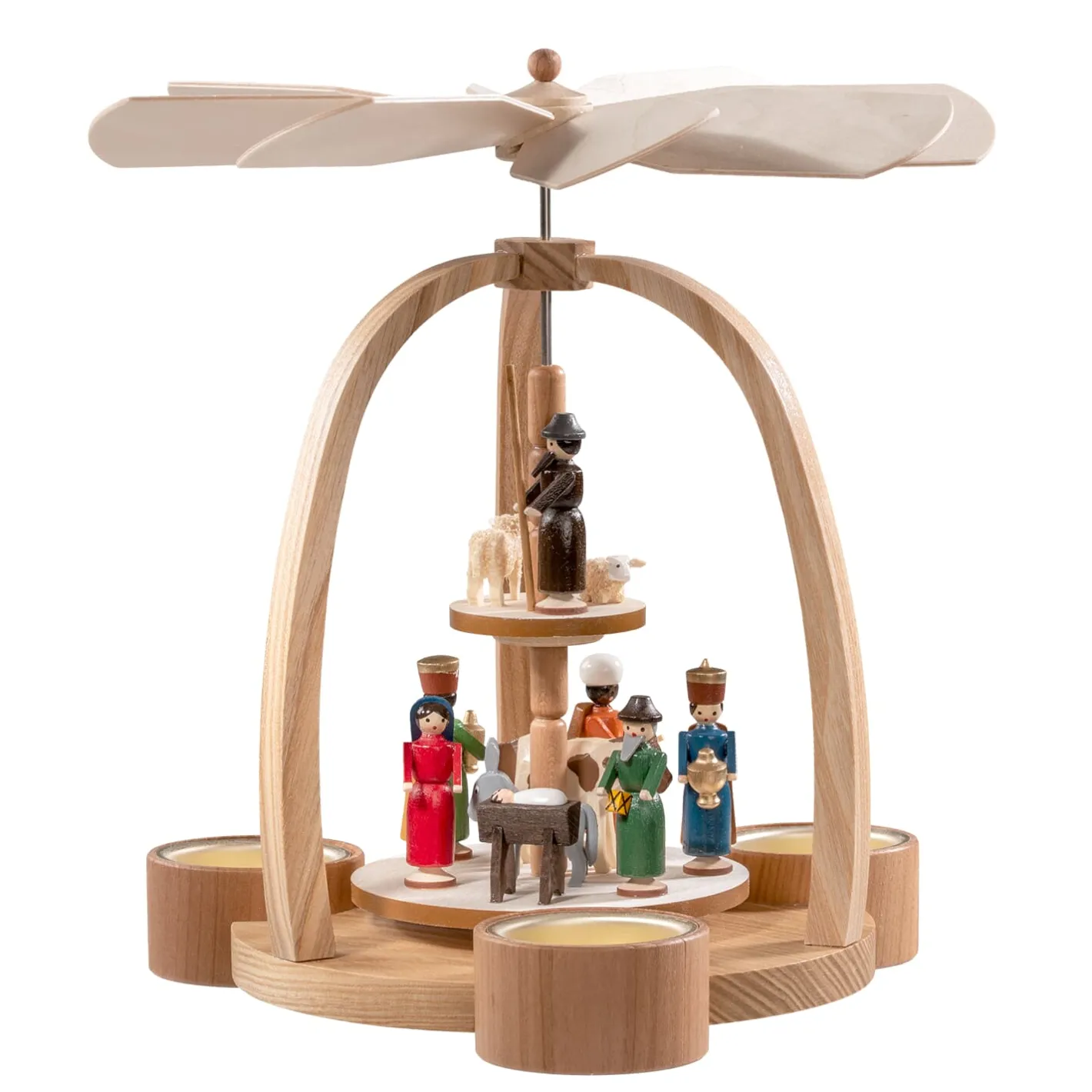 Teelicht-Pyramide Christi Geburt Online