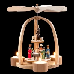 Teelicht-Pyramide Christi Geburt Online