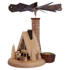 HODREWA Teelichtpyramide "Forsthaus" Hot