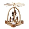 Teelicht-Pyramide "Weihnachtsmann mit Striezelkinder" Sale