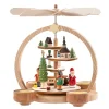 Teelicht-Pyramide Weihnachtsmann im Dorf Online