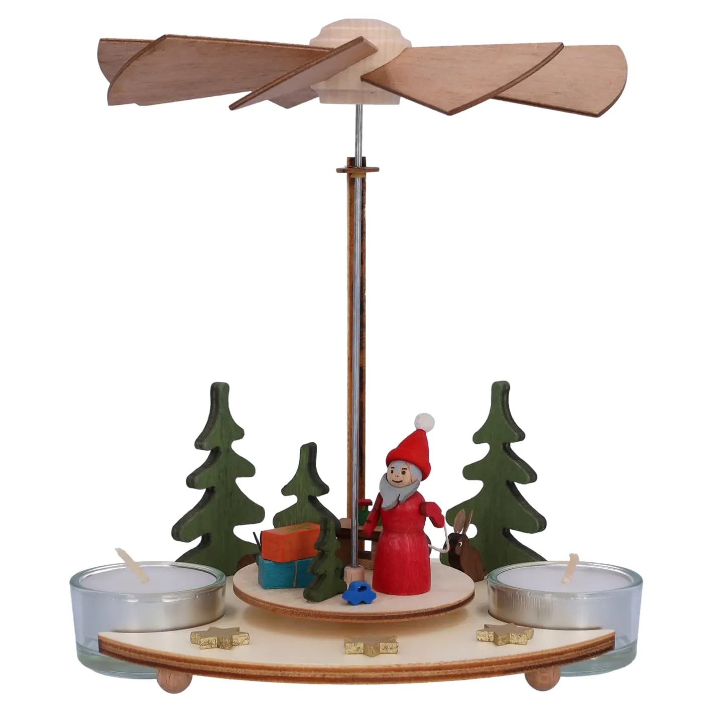Teelicht-Pyramide "Weihnachtsmann" Online