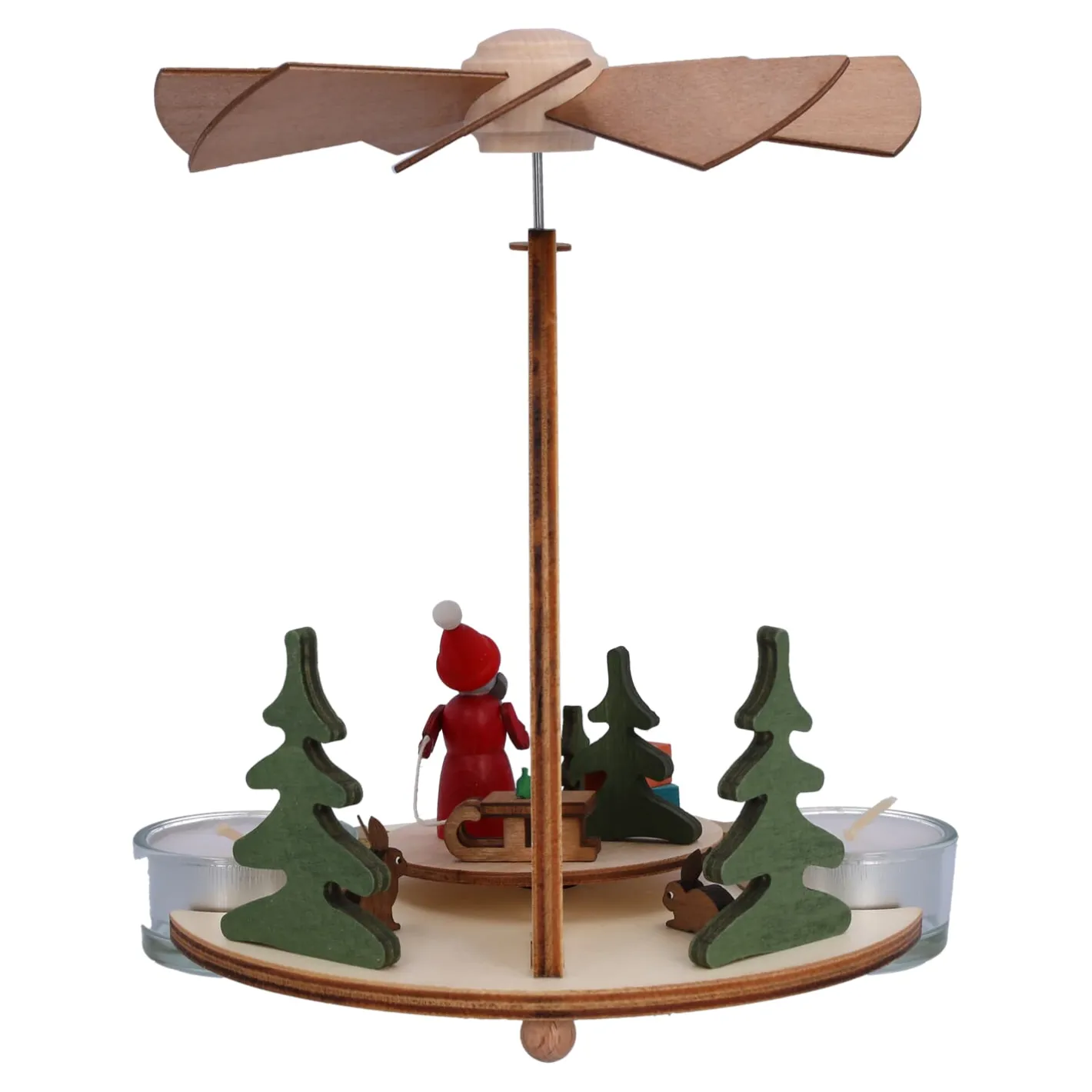 Teelicht-Pyramide "Weihnachtsmann" Online