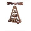 HODREWA Teelicht-Pyramide "Winterkinder im Wald" Hot