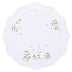 Sandner Tischdecke "Winterdorf", 28 cm Outlet
