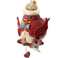 Käthes Original Vogel mit Clip, rot Outlet