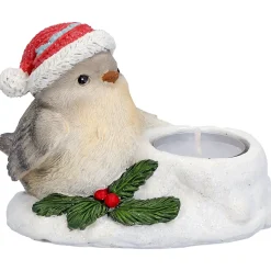 Vogel mit roter Mütze, Teelichthalter Outlet