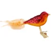 Poesie in Glas Vogel, orange-pink Clearance