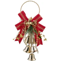 Weihnachtsglöckchen mit roter Schleife Online