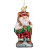 Poesie in Glas Weihnachtsmann als Wanderer Sale