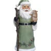 Weihnachtsmann mit Eichhörnchen, Standfigur New