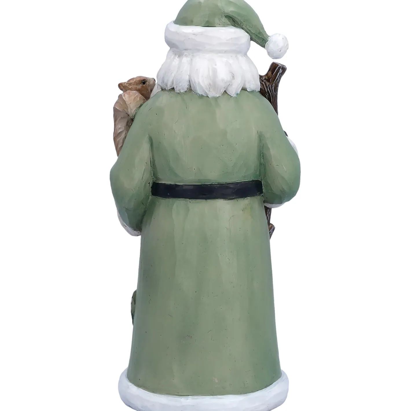Weihnachtsmann mit Eichhörnchen, Standfigur New