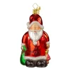 Poesie in Glas Weihnachtsmann mit Geschenken New