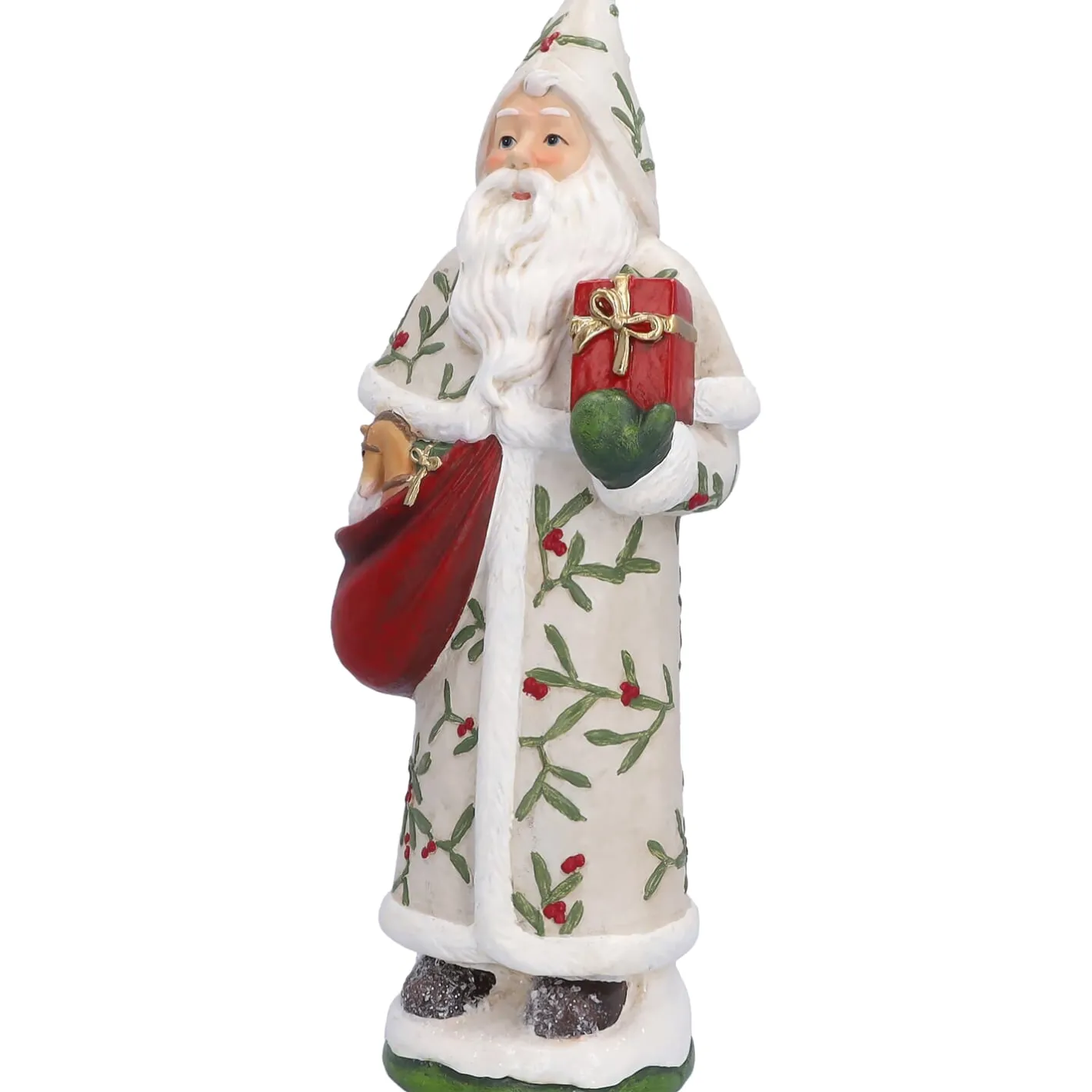 Weihnachtsmann mit Geschenken, Standfigur Outlet