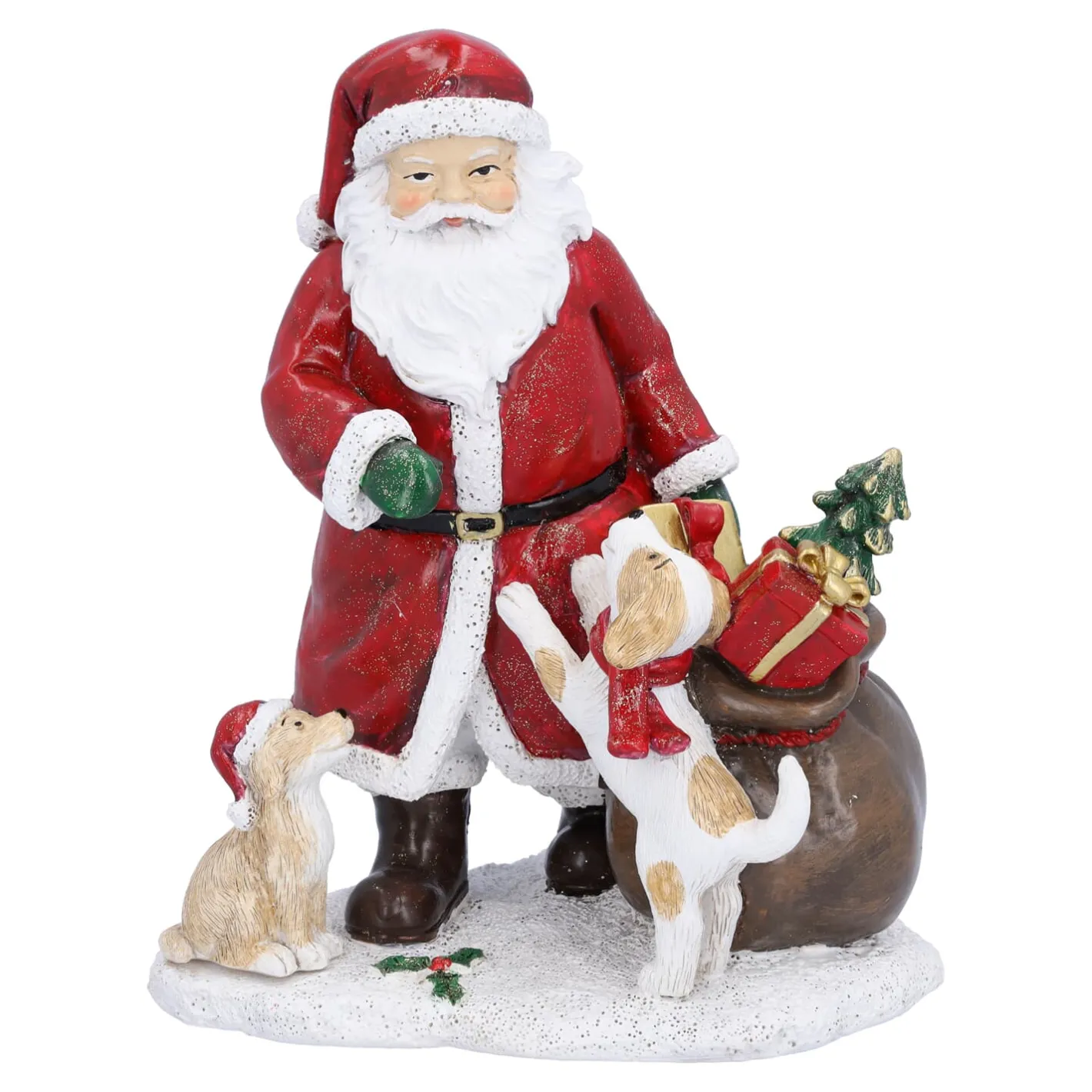Weihnachtsmann mit Hunden Clearance