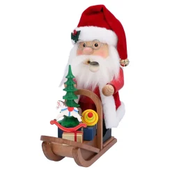 Christian ULBRICHT Weihnachtsmann mit Schlitten, Räuchermännchen Online