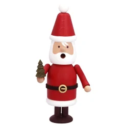 Käthes Original Weihnachtsmann mit Spanbaum, Räuchermännchen Clearance