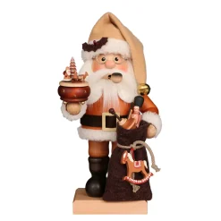 Christian ULBRICHT Weihnachtsmann mit Spieldose, Räuchermännchen