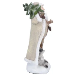 Weihnachtsmann mit Waldtieren Discount